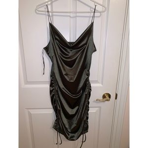 H&M Satin Dress (with side ties)